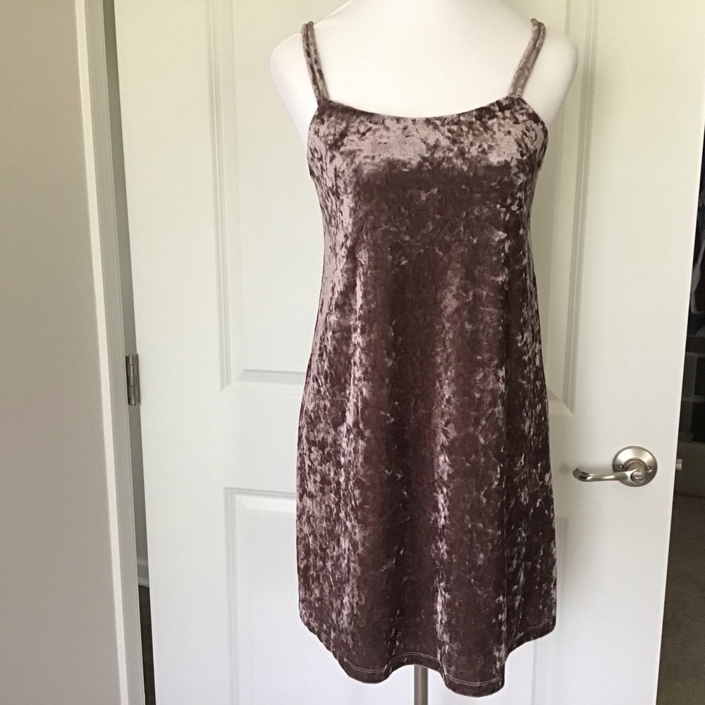 Dress XS, Mauve, Lined, Stretch back EUC
